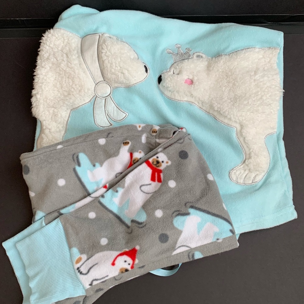 PJ Couture pajamas with winter motives